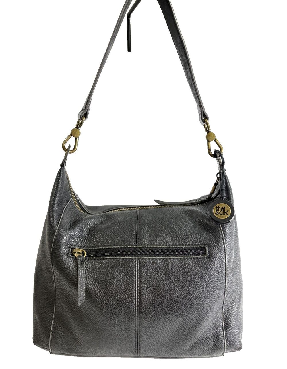 The Sak Alameda Hobo Bag Premium Large Leather Women's Handbag Black Purse - Picture 7 of 10